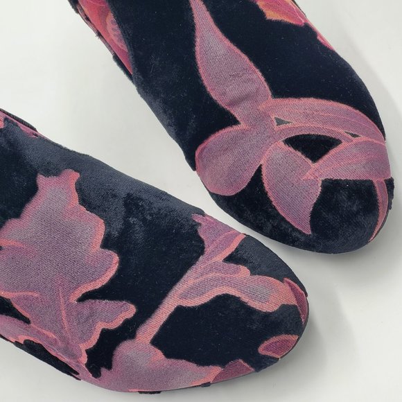 Steve Madden Velvet Floral Burnout Booties - Picture 7 of 15